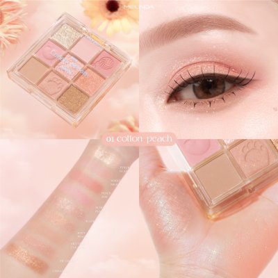 Meilinda Your Candy Dream Palette เมลินดา อายแชโดว์ เนื้อฉ่ำเล่นแสง ให้เปลือกตาเปล่งประกายสดใส