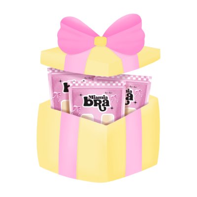 Miamia.bra Rabbit Bra 2 in 1 (1 กล่องมี 1 คู่) ปิดจุกกระต่าย