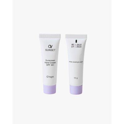 Orvyn Sunset Sunscreen Hand Cream (10g) ออร์วิน ครีมบำรุงมือป้องกันแสงแดด SPF30+