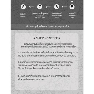 2Min Jasmine love (1 กล่องมี 10 ชิ้น) เล็บเจลปลอม