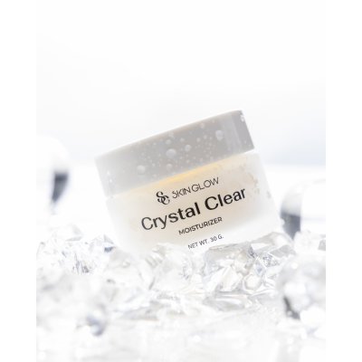 Skin Glow Crystal Clear Moisturizer (30g) คริสตัล เคลียร์ มอยส์เจอไรเซอ ผลิตภัณฑ์บำรุงผิวหน้า