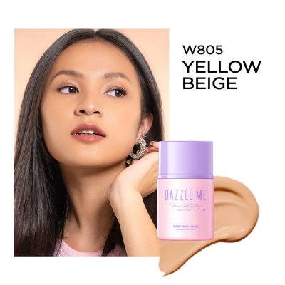Dazzle Me Day By Day Foundation แดซเซิล มี รองพื้นเนื้อลิขวิด บางเบา ติดทน