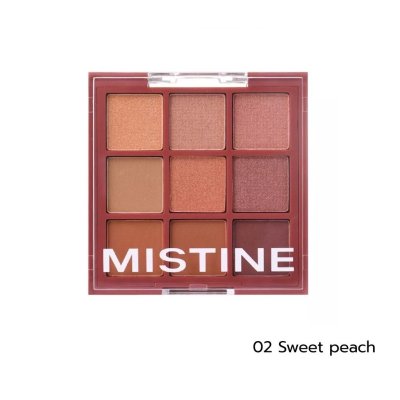 Mistine Blend Me Eye Shadow Palette มิสทีน อายแชโดว์ เนื้อนุ่ม เนียนละเอียด เม็ดสีแน่น