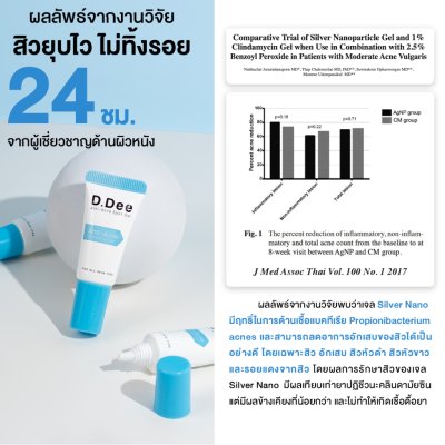 D.Dee Anti-Acne Advanced Spot Gel (5g) ดีดี เจลแต้มสิวคุณหมอ