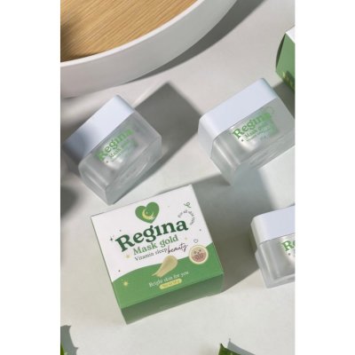 Regina Mask Gold Vitamin Sleep (10g) เรจิน่า มาส์กสูตรเข้มข้นช่วยฟื้นฟูผิว
