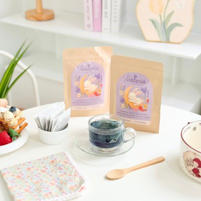 Teatopia Rest Moon-Chamomile Tea with Lavender (1 กล่องมี10 ซอง) เรสท์มูน-ชาคาร์โมมายด์ผสมลาเวนเดอร์