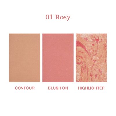 BeWiLD Cheek Story Blush On 01 Rosy บีไวลด์ บลัชออน