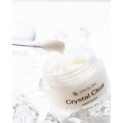 Skin Glow Crystal Clear Moisturizer (30g) คริสตัล เคลียร์ มอยส์เจอไรเซอ ผลิตภัณฑ์บำรุงผิวหน้า