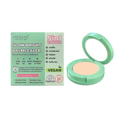 Mesane Glow Bright Balmcealer (2g) มีซาเน่ห์ แป้ง เนื้อบาล์ม สูตรเพื่อผิวกระจ่างใส บางเบา
