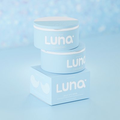 Luna Jelly Eye Mask (1 กระปุกมี 30 คู่) ลูน่า แผ่นเจลลี่มาส์กใต้ตา