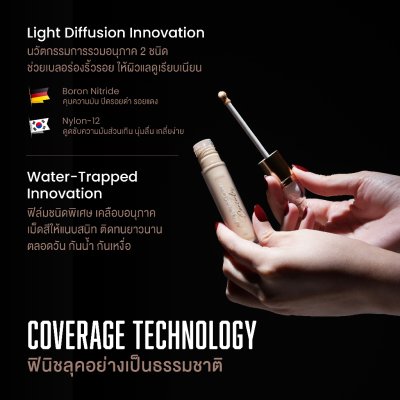 Jovina All Perfect Cover Concealer 6ml คอนซีลเลอร์ ปกปิดจุดด่างดำ รอยสิว รอยคล้ำใต้ตา