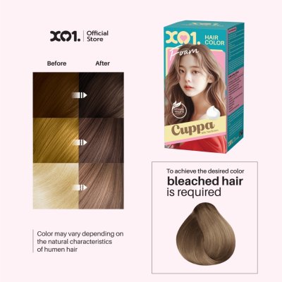 XO1. Hair Color Foam (30ml) เอ็กซ์โอวัน. แฮร์ คัลเลอร์ โฟม ผลิตภัณฑ์เปลี่ยนสีผม