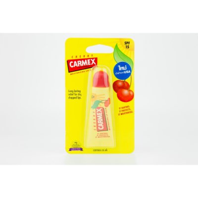 Carmex Lipbalm Tube คาร์เม็ก ลิปบาล์ม แบบหลอด ริมฝีปาก ไม่แห้ง แตก ดำ