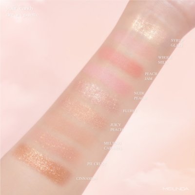 Meilinda Your Candy Dream Palette เมลินดา อายแชโดว์ เนื้อฉ่ำเล่นแสง ให้เปลือกตาเปล่งประกายสดใส