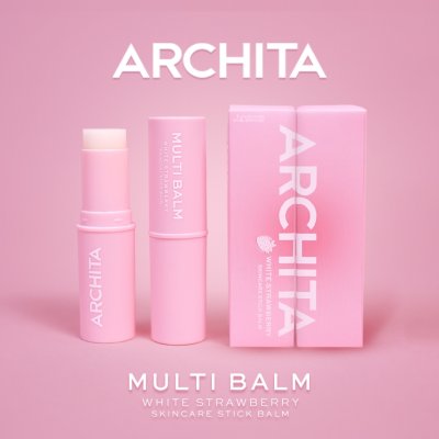 Archita White Strawberry Skincare Stick Balm (7g) อาชิตา สกินแคร์ สติ๊ก