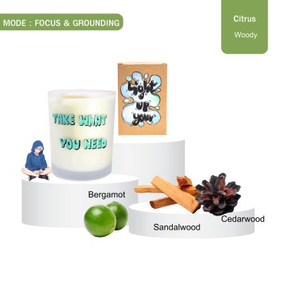 Whole Dream Island You'Re Wax Candle (150g) เทียนหอมไขถั่วเหลือง