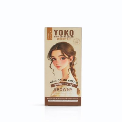 YOKO HAIR COLOR CREAM (200ml) โยโก๊ะ แฮร์คัลเลอร์ครีม