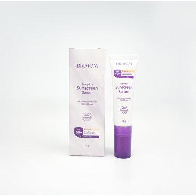 Dr.Mom Sunscreen Serum (10g) ดอกเตอร์มัม เซรั่มกันแดด