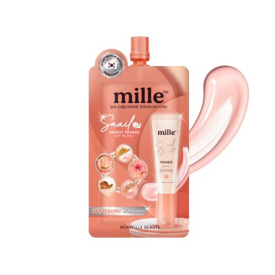 MILLE SNAIL BRIGHT PRIMER SPF 15 PA+ (6g) มิลเล่ สเนล ไบร์ท ไพรเมอร์ เอสพีเอฟ15 พีเอ+