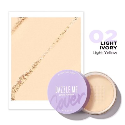 Dazzle Me Better than Filter Fixed Loose Powder แดซเซิล มี แป้งฝุ่นอนูละเอียด เบลอรูขุมขน ช่วยคุมความมัน