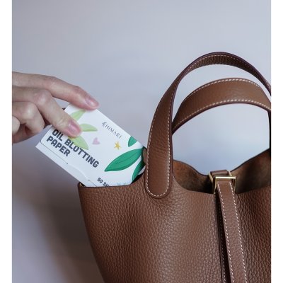 Himari Oil Blotting Paper (1 กล่องมี 50 แผ่น) ฮิมาริ กระดาษซับมัน จากใบชาเขียวธรรมชาติจากญี่ปุ่น