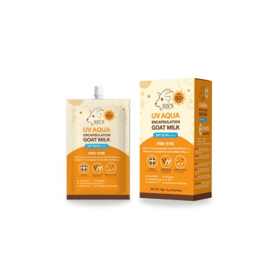 Sis's UV Aqua Encapsulation Goat Milk SPF 50 PA ++++ ซิสส์ ครีมกันแดด เติมความชุ่มชื้นให้ผิว