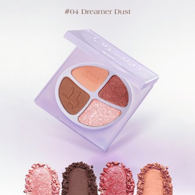 Barenbliss Dream Chaser Quad Eyeshadow Palette ดรีม เชสเซอร์ ควอด อายแชโดว์ พาเลท