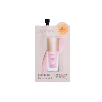 Jovina Luminous Radiant Veil Foundation SPF 30 PA+++ (7g) โจวีน่า ลูมินอส เรเดียนท์ เวล ฟาวน์เดชัน เอสพีเอฟ 30 พีเอ+++