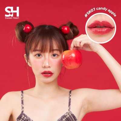 Sweet Heart Sweet Kiss Satin Lipstick สวีทฮาร์ท ลิปสติกเนื้อซาติน