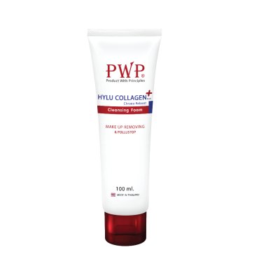  PWP Hylu Collagen Plus Chrono Reboot Cleansing Foam (100ml) ไฮลู คอลลาเจน พลัส คลีนซิ่ง โฟม