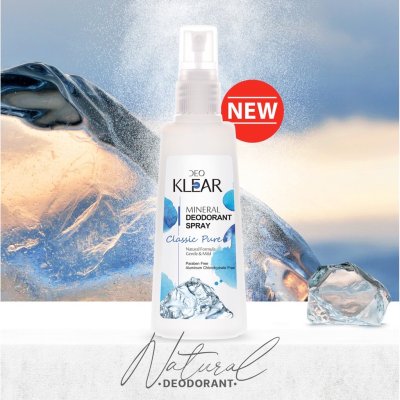 Deoklear Deodorant Spray (100 ml) ดีโอเคลียร์ สเปรย์สารส้มน้ำ ปกป้องกลิ่นกาย อย่างแห้งสบาย