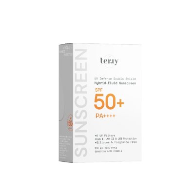 TERRYOFFICIAL UV Defense Double Shield Hybrid-Fluid Sunscreen SPF50+ PA++++ (30g) เธอร์รี่ ยูวี ดิเฟนซ์ ดับเบิ้ล ชีลด์ ไ
