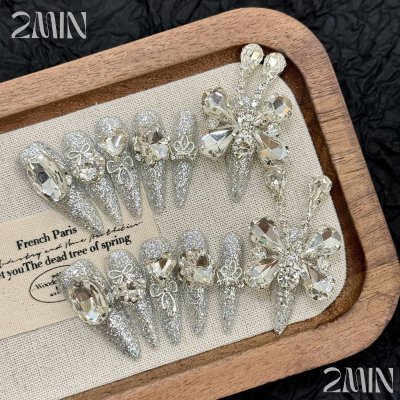 2Min Rayal Spark (1 กล่องมี 10 ชิ้น) โรยัล สปาร์ค เล็บปลอม