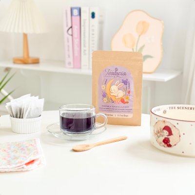 Teatopia Rest Moon-Chamomile Tea with Lavender (1 กล่องมี10 ซอง) เรสท์มูน-ชาคาร์โมมายด์ผสมลาเวนเดอร์