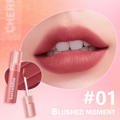 Barenbliss Cherry Makes Cheerful Lip Velvet ลิปเนื้อกำมะหยี่ เนียนนุ่ม สีชัดติดทน