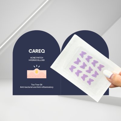 CareQ Acne Patch Hydrocolloid แคร์คิว แผ่นแปะสิว ดูดสิว สิวยุบ