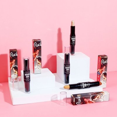 Rude Magic Duo Highlight & Contour (4.5g) รู้ด คอนทัวร์/ไฮไลท์สติค