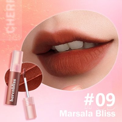 Barenbliss Cherry Makes Cheerful Lip Velvet ลิปเนื้อกำมะหยี่ เนียนนุ่ม สีชัดติดทน
