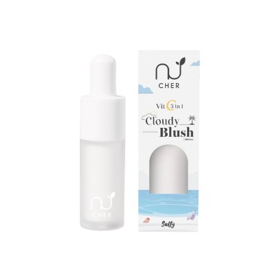Cher Skincare Vit C 3 In 1 Cloudy Blush (Oil- Free) (4g) บลัชออนเนื้อกำมะหยี่