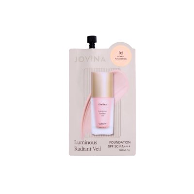 Jovina Luminous Radiant Veil Foundation SPF 30 PA+++ (7g) โจวีน่า ลูมินอส เรเดียนท์ เวล ฟาวน์เดชัน เอสพีเอฟ 30 พีเอ+++