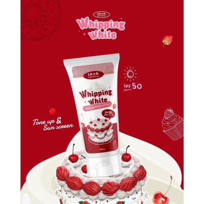 Saya Cosmetics Whipping White Tone Up & Sun Screen (150ml)วิปปิ้ง ไวท์ โทนอัพแอนด์ซันสกรีน กันแดดผิวกาย