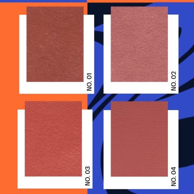 Mistine Swatch Me Blusher มิสทีน บลัชออน เนื้อเนียน เกลี่ยง่าย 10 โทนสี สีติดชัด