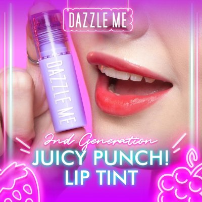 Dazzle Me Juicy Punch! Lip Tint แดซเซิล มี ลิป ทินท์ ติดทนนาน เพิ่มความความชุ่มชื้น