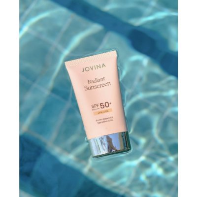 Jovina Radiant Sunscreen SPF50+ PA++++ (30g) โจวีน่า ครีมกันแดดสูตรน้ำ