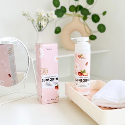 Candice brigh sunscreen (250ml) แคนดิส ไบร์สกรีน กันแดดสำหรับผิวกาย
