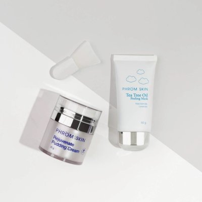 Phromskin Tea Tree Oil Peeling Mask พร้อม สกิน ที่ทรีออยล์ พีลลิ่ง มาส์ก มาส์กหน้า