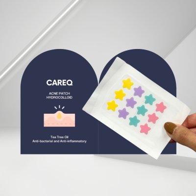 CareQ Acne Patch Hydrocolloid แคร์คิว แผ่นแปะสิว ดูดสิว สิวยุบ