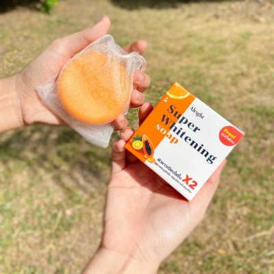 Alright Super Whitening Soap ออไรท์ สบู่ทำความสะอาดผิวหน้า