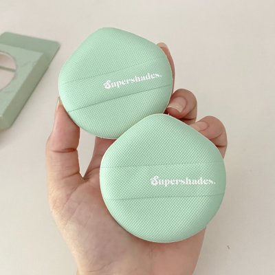  Supershades Buff Buff Puff พัฟเขียว พัฟคุชชั่น พัฟลงรองพื้น ฟองน้ำลงรองพื้น