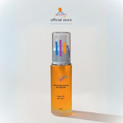 Ladaz Natural Refreshening Skin Booster Body Oil SPF 50 PA++++ (30ml) ลาแดซ Body oil กันแดด
